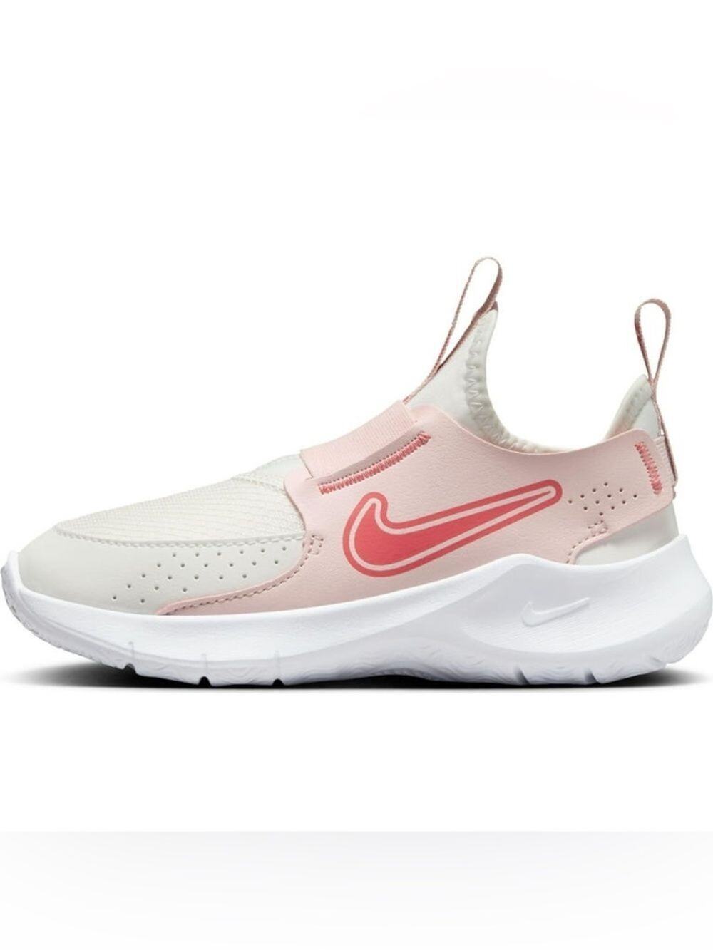 Nike Flex Advance FlyEase Toddler Girls Shoes 9C Pink Cream Slip On Sneakers